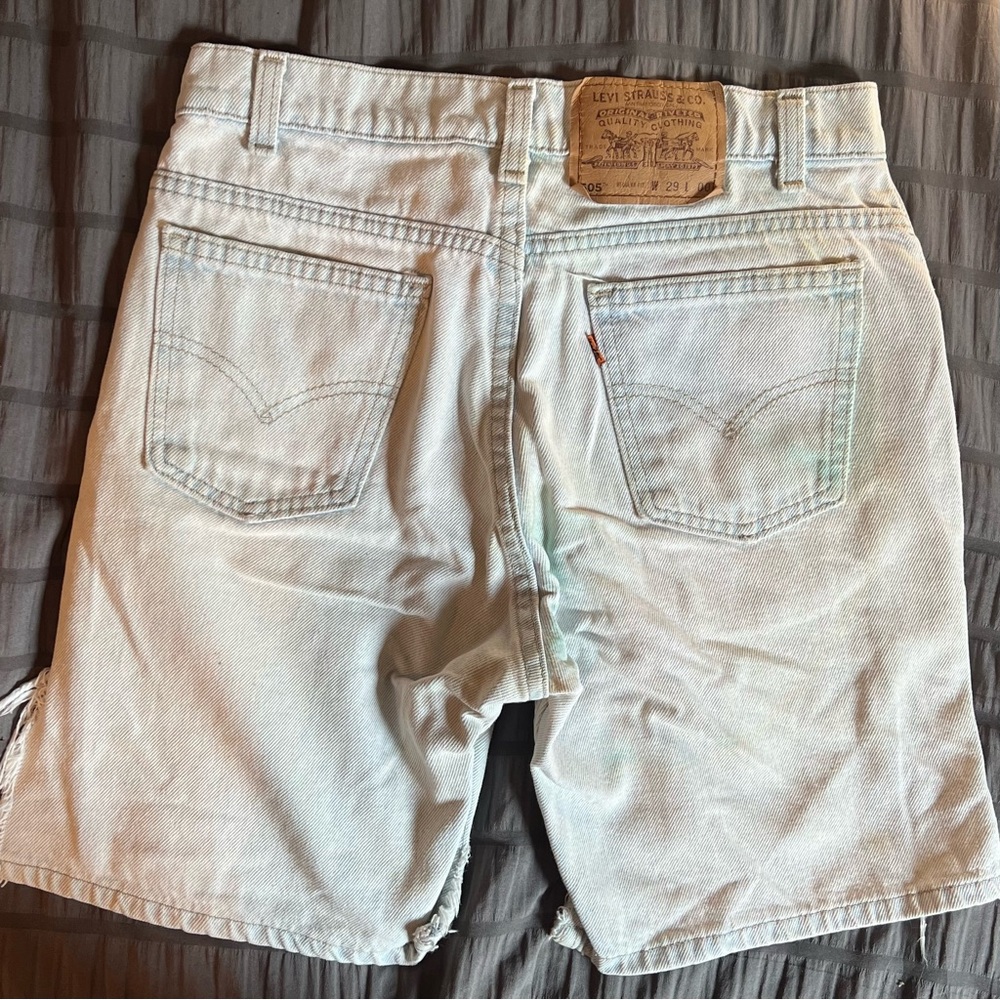 Vintage Light Wash Levi’s 505 Denim Shorts Jorts